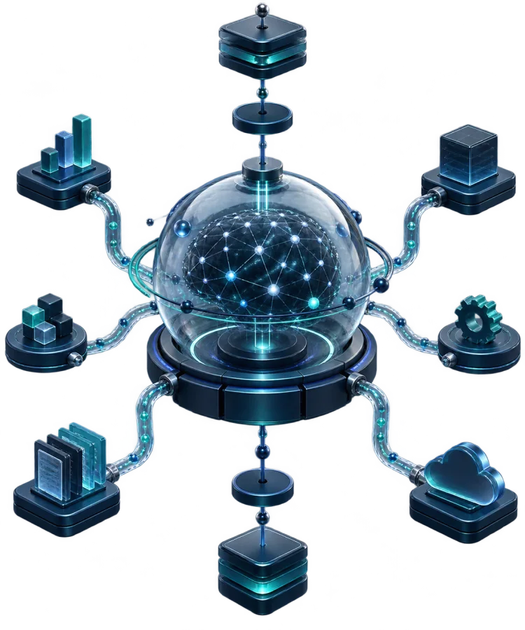 Connected AI automation system